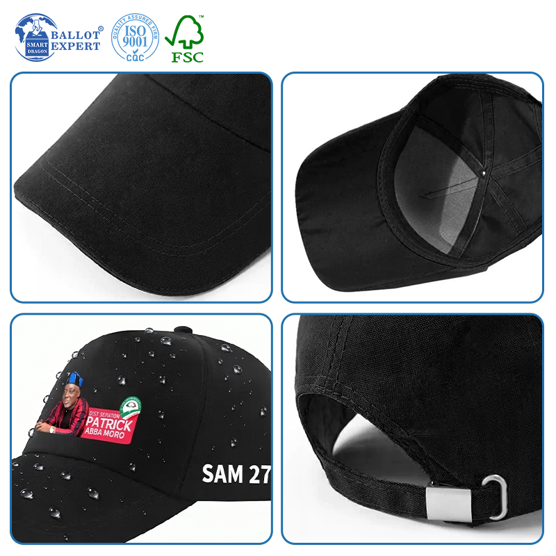 Dual-Display Campaign Baseball Cap 3