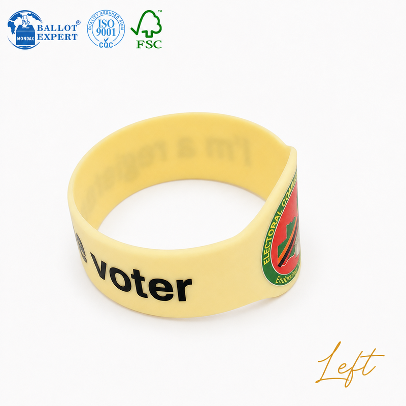 Round-Badge Campaign Wristband 3