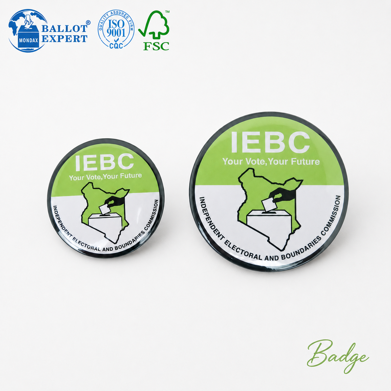 Election Identity Pin Badge 2